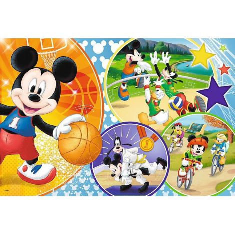 Puzzle Trefl Maxi 24el Myszka Miki i przyjaciele: Czas na sport - 2